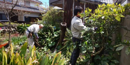 和風の庭リフォーム工事