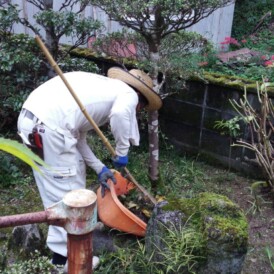 お庭の管理