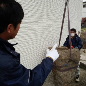 手水鉢の再利用ガーデンリフォーム