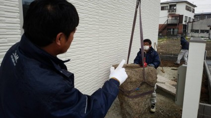 手水鉢の再利用ガーデンリフォーム