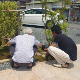 ＯＢのお客様訪問