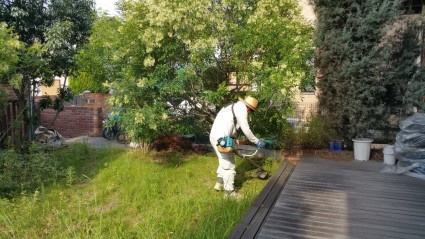 除草作業　姫路お庭工事