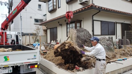 姫路市のお庭のリフォーム