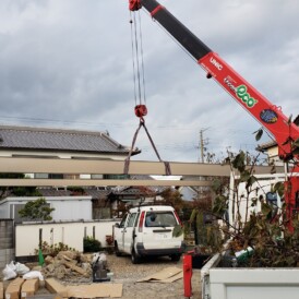 姫路市大型カーポートＵスタイル