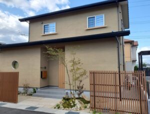 太子町門廻り植栽工事｜和風住宅に似合う和モダンな坪庭