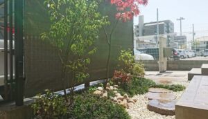 姫路市庭工事|和室から眺める家族の心安らぐ坪庭