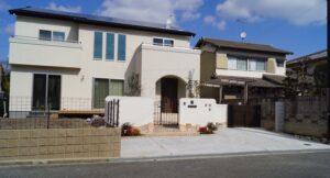 姫路市外構|優しく、温もりを感じられる上品で上質な門廻り