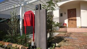 姫路市外構エクステリア｜レトロなアンティークレンガでフランスの片田舎風の庭