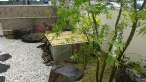 和室前の坪庭リフォーム工事　宍粟市
