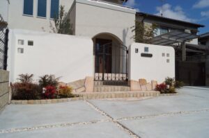 姫路市外構｜優しく、温もりを感じられる上品で上質な門廻り