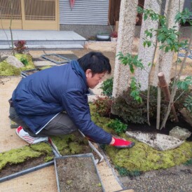 植栽工事｜スナコケのお庭づくり