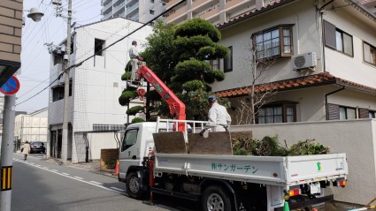 姫路市のお庭のリフォーム工事