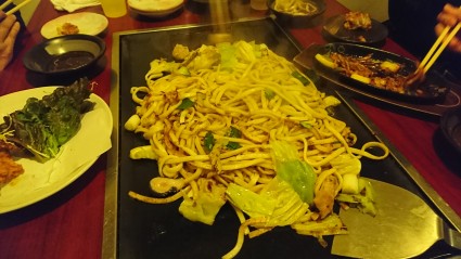 ホルモンうどん